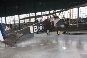 R.E. 8 at Graham-White Hangar at hendon Royal Air Force Museum (photo by Kerry Mason)